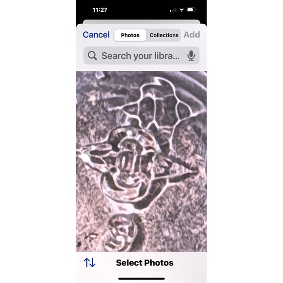 Antique Indian Perfume Oil Bottle Ribbed With Lord Ganesha Makers Mark 7”x3.5” - Picture 6 of 9